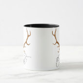 Cupido Rendier Antlers Kerst Mok (Midden)