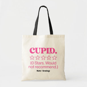 Cupido Review 0 Sterren Niet Aanbevolen Grappig Tote Bag