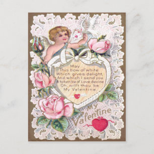 Cupido Rozen Roos Duif Hart Pijl Briefkaart