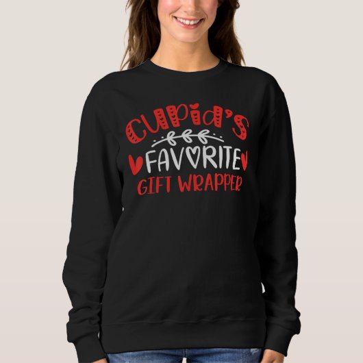 Cupido S Favoriete Wrapper Romance Koppels Mannen Trui (Voorkant)