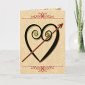 Cupido slaat weer toe feestdagen kaart (Voorkant)