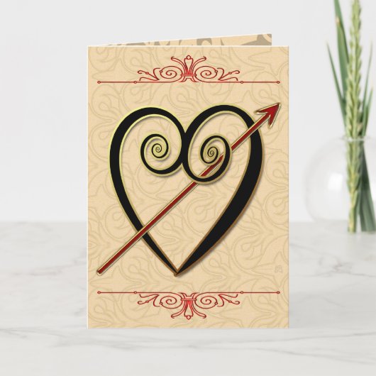 Cupido slaat weer toe feestdagen kaart (Voorkant)