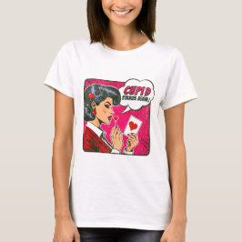 Cupido slaat weer toe - Valentijnsdag T-shirt