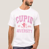 Cupido University Valentijn Cadeau T-shirt (Voorkant)