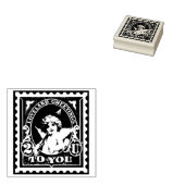 Cupido Valentijn Loveland Groetjes Liefde Rubberstempel (Gestempeld)