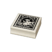 Cupido Valentijn Loveland Groetjes  Liefde Rubberstempel (Stempel)