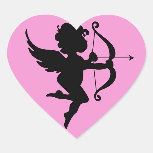 Cupido Valentijn Sticker (Voorkant)