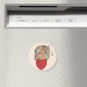 Cupido Valentijnsberichtmagneet Magneet (Insitu (Vaatwasser))