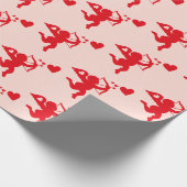 Cupido Valentijnsdag Cadeaupapier (Hoek)