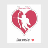 Cupido Valentijnsdag Liefde  Sticker (Vel)
