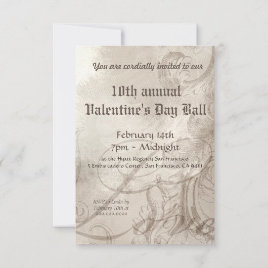 Cupido Valentijnsdag Uitnodigingen (Achterkant)