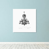 Cupido verpakt canvas afdruk (Insitu (Houten vloer))