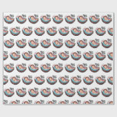 Cupido: voor altijd slaperig cadeaupapier (Vlak)