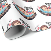 Cupido: voor altijd slaperig cadeaupapier (Rol Hoek)