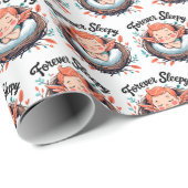 Cupido: voor altijd slaperig cadeaupapier (Rol Hoek)