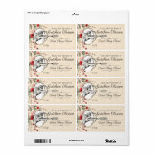  Cupido vork uit de keuken van sticker (Full Sheet)