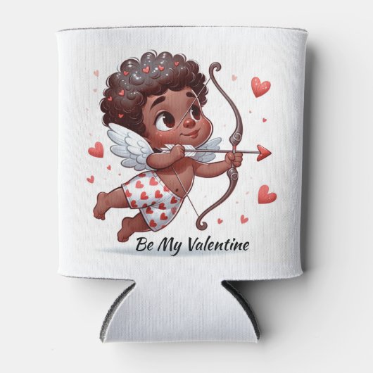 Cupido Wees mijn Valentijn Koelbox Blikjeskoeler (Voorkant)