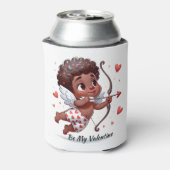 Cupido Wees mijn Valentijn Koelbox Blikjeskoeler (Blikje Achterkant)
