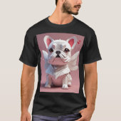 Cupido white Frenchie T-shirt (Voorkant)