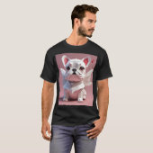 Cupido white Frenchie T-shirt (Voorkant volledig)