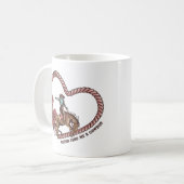 Cupido Zoek een cowboy voor me Koffiemok (Voorkant links)