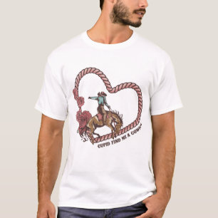 Cupido Zoek een cowboy voor me T-shirt