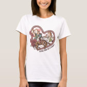 Cupido Zoek een cowboy voor me T-shirt (Voorkant)
