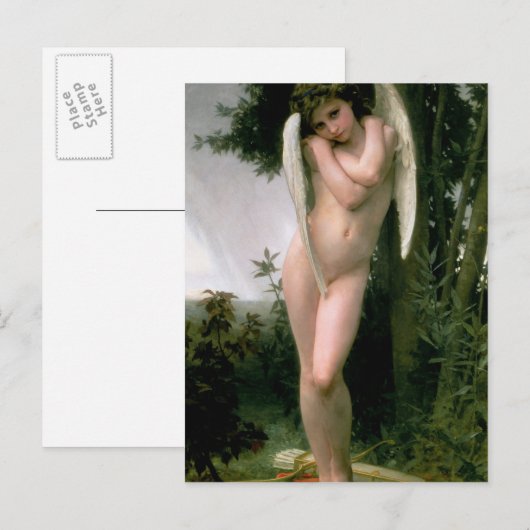 Cupidon, 1891 briefkaart (Voorkant / Achterkant)