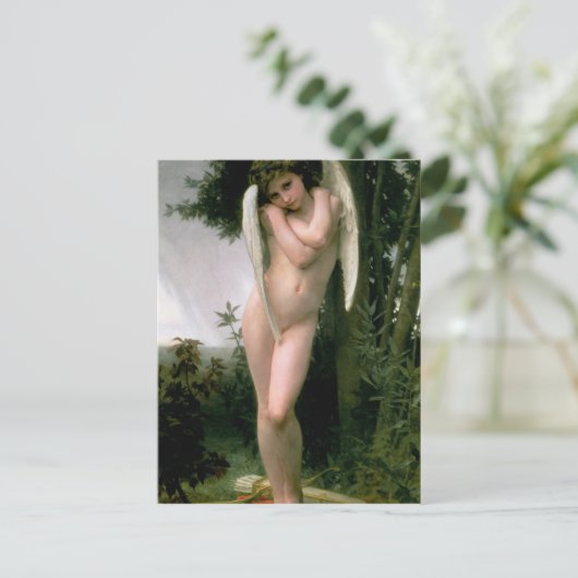 Cupidon, 1891 briefkaart (Staand voorkant)