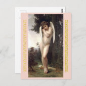 Cupidon, van Bouguereau Briefkaart (Voorkant / Achterkant)
