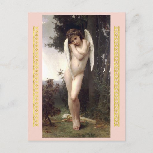 Cupidon, van Bouguereau Briefkaart (Voorkant)