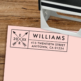 Cupido's AIM Pas getrouwd of Save The Date Stamp Zelfinktende Stempel