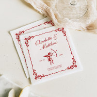 Cupido's Arrow Red Vintage Wedding