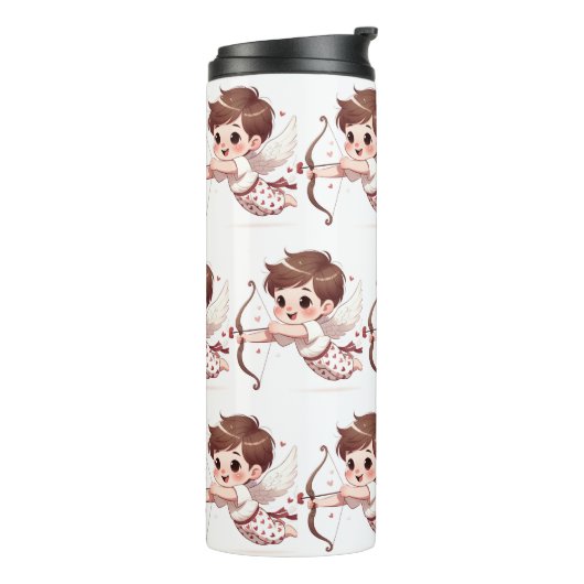 Cupido's Arrow Valentijns Thermosbeker (Gedraaid links)