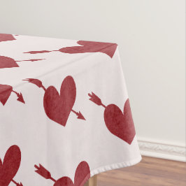 Cupido's Arrows in Hearts Tafelkleed