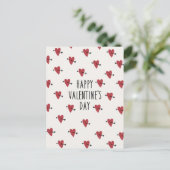Cupido's Arrows Valentijnsdag Briefkaart (Staand voorkant)