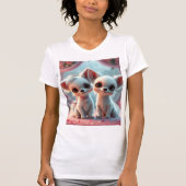 Cupido's Big Day: een puppy houdt van trouwen T-shirt (Voorkant)