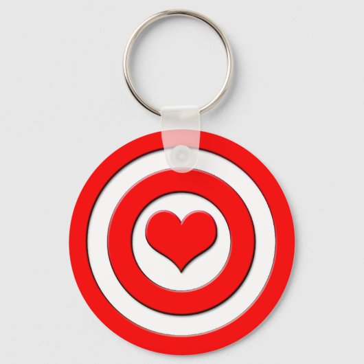 Cupido's Bullseye Sleutelhanger (Voorkant)