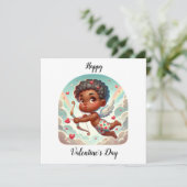 Cupido's Charm Valentijns Kaart (Staand voorkant)