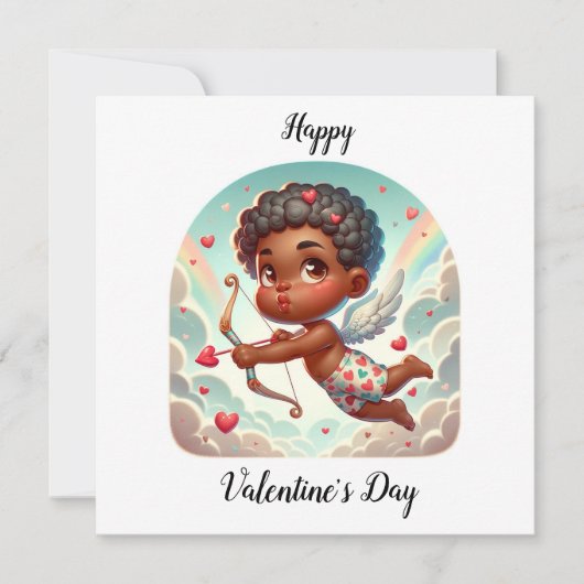 Cupido's Charm Valentijns Kaart (Voorkant)