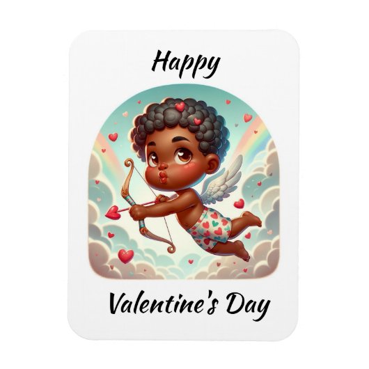 Cupido's Charm Valentijns Kaart Magneet (Verticaal)