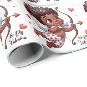 Cupido's charme is mijn Valentijn Cadeaupapier (Rol Hoek)