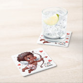 Cupido's charme is mijn Valentijn Kartonnen Onderzetters (Insitu)