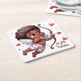 Cupido's charme is mijn Valentijn Kartonnen Onderzetters