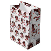 Cupido's charme is mijn Valentijn Medium Cadeauzakje (Voorkant Gekanteld)