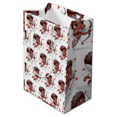 Cupido's charme is mijn Valentijn Medium Cadeauzakje (Achterkant Gekanteld)