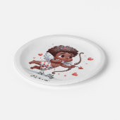 Cupido's charme is mijn Valentijn Papieren Bordje (Gekanteld)