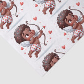 Cupido's charme is mijn Valentijn Tissuepapier (Detail)