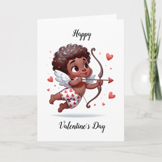 Cupido's Charme Valentijnkaart Kaart (Voorkant)