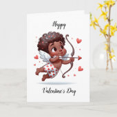 Cupido's Charme Valentijnkaart Kaart (Gele Bloem)